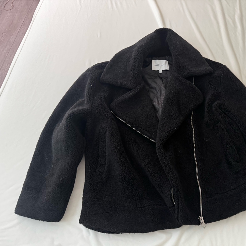 Rebecca Minkoff Black Teddy Jacket
